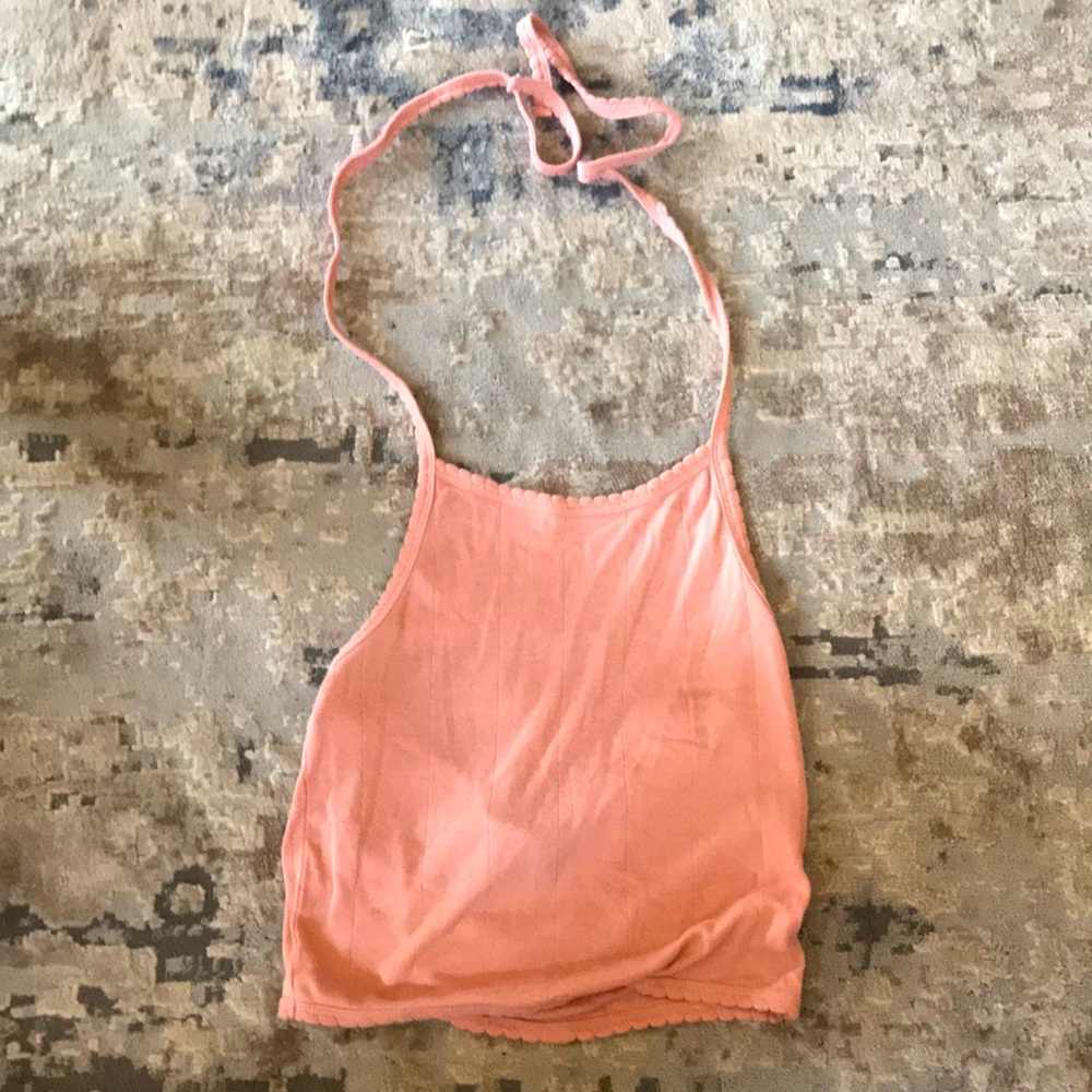Pink crop top
